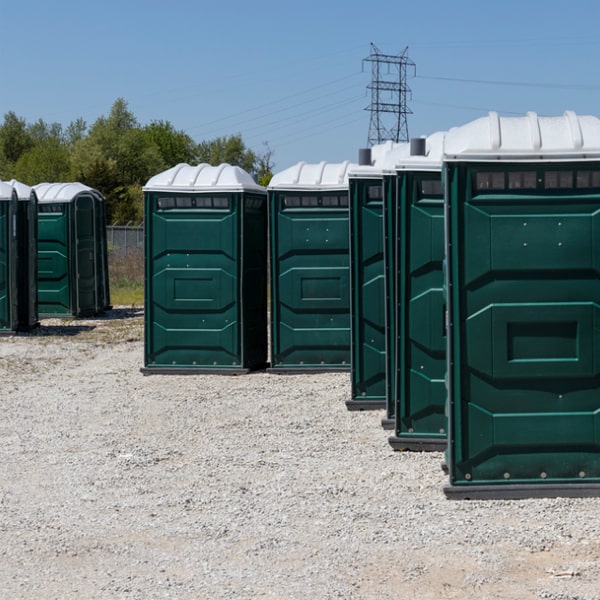 what is the difference between a standard event portable toilet and a luxury event toilet